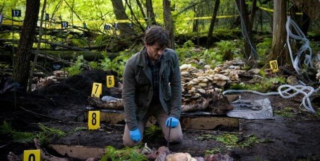 Will (Hugh Dancy) battles another crime scene in 'Amuse-Bouche'