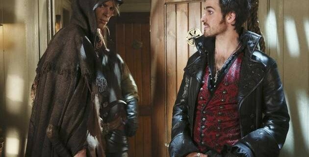 Anakin, is that you. Hook (Colin o'Donoghue) plays surrogate father in the Once season finale