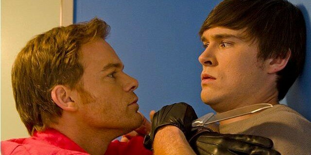 Dex's (Michael C. Hall) affection for young protege Zach (X) has cooled considerably since his neighbour was murdered in Dexter 8x08