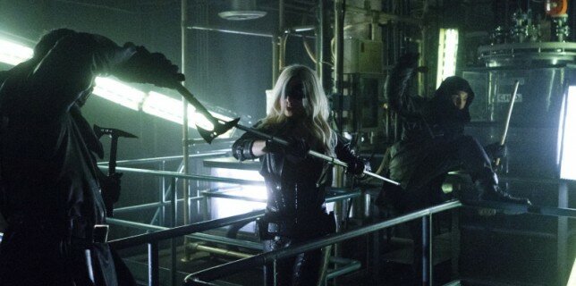 Black Canary (Cathy Loltz) takes on her brethern in 'League Of Assassins'