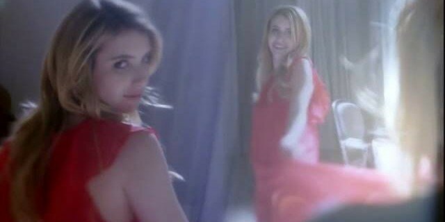 Madison (Emma Roberts) haunts Fiona (Jessica Lange) in 'The Sacred Taking'