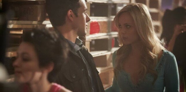 Elena (Laura Vandervoort) tracks down the mutt, but can't rein in his rampage in 'Trespass'